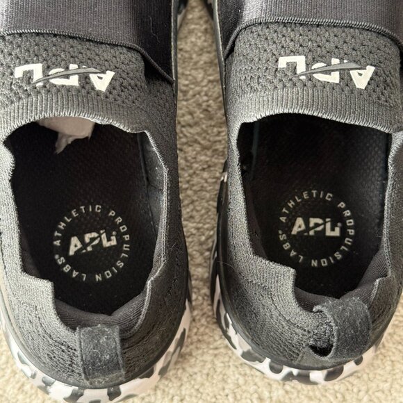 NWT/Box APL Women's Techloom Bliss Leopard Black & White  Sneakers - 6.5 - Picture 11 of 12